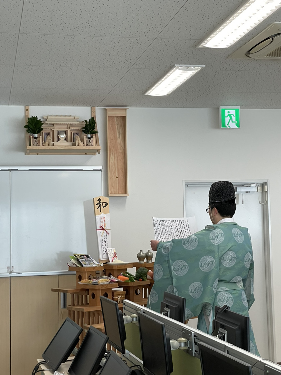 【画像】本社新社屋神事_画像②